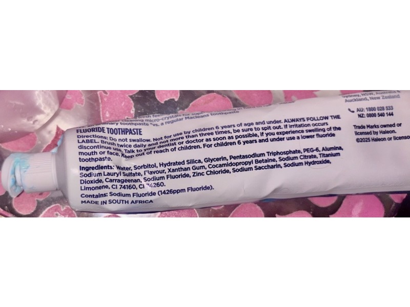 Macleans Extreme Toothpaste, Clean, 170 g