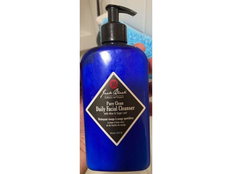 Jack Black Pure Clean Daily Facial Cleanser, Aloe & Sage Leaf, 16 fl oz/473 mL