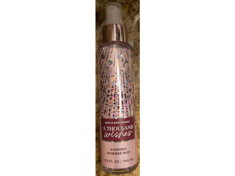 Bath & Body Works Diamond Shimmer Mist, A Thousand Wishes, 4.9 fl oz/146 mL
