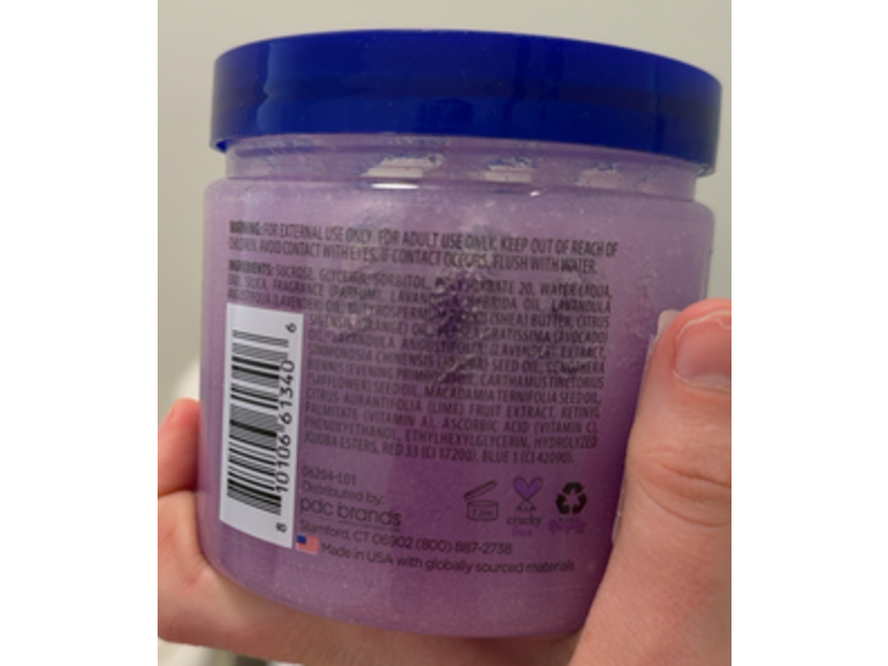 Dr Teal's Shea Sugar Scrub, Lavender Essential Oils, 19 oz/538 g, Pack Of 3
