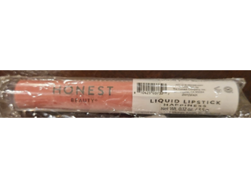 Honest Beauty Liquid Lipstick, Happiness, 0.12 oz/3.5 g