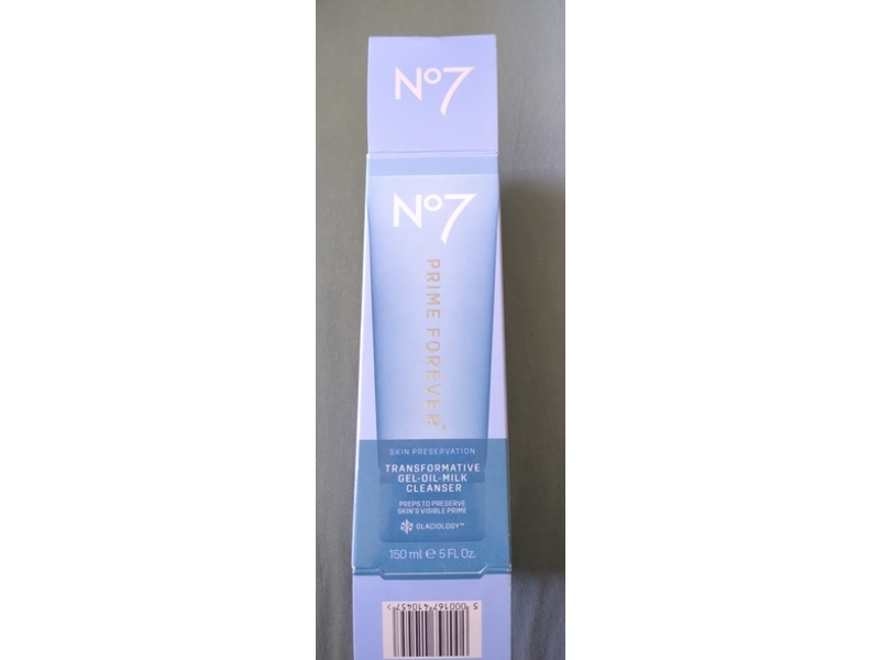 No 7 Prime Forever Transformative Gel Oil Milk Cleanser, 5 fl oz/150 mL