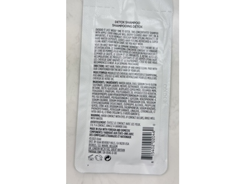 Ouai Detox Shampoo, 0.34 fl oz/10 mL