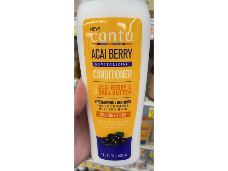 Cantu Revitalizing Conditioner, Acai Berry & Shea Butter, 13.5 fl oz / 400 mL