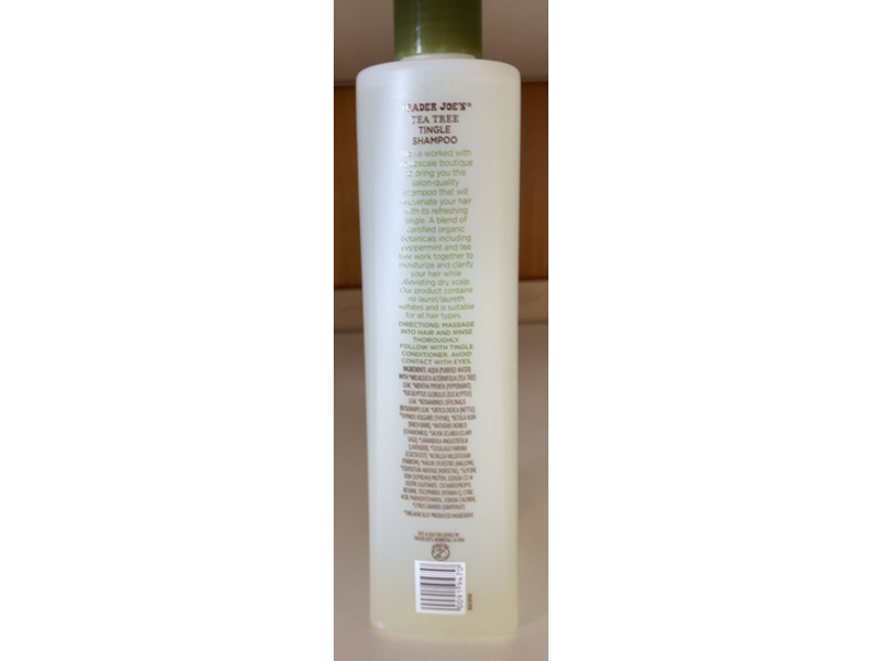Trader Joe's Tea Tree Tingle Shampoo, 16 oz/473 mL
