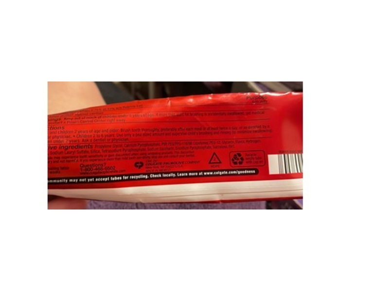 Colgate Optic White Advanced Anticavity Fluoride Toothpaste, Icy Fresh, 4.5 oz/127 g