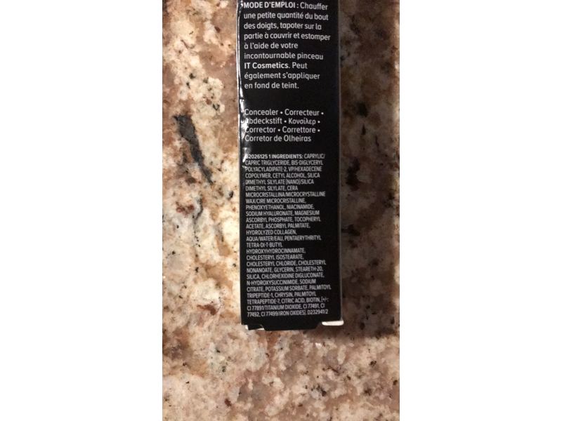 It Cosmetics Bye Bye Under Eye Full Coverage Anti-Aging Waterproof Concealer, 11.5 Light Beige