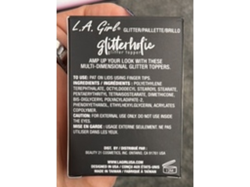 L.A. Girl Glitterholic Glitter Topper, GGP451 Holo-Glam, 0.04 oz/1.2 g