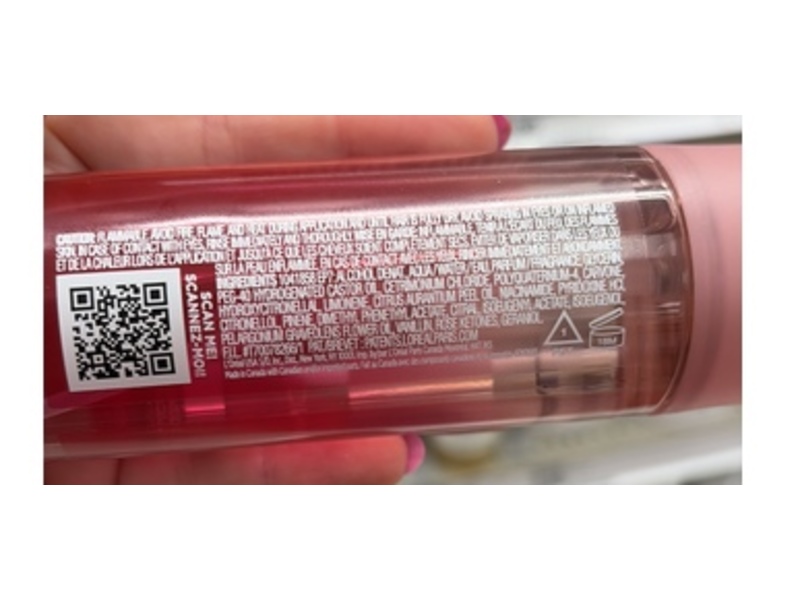 L'Oreal Paris Ever Pure Hair Fragrance, Sparkling Rose, 4.2 fl oz/125 mL