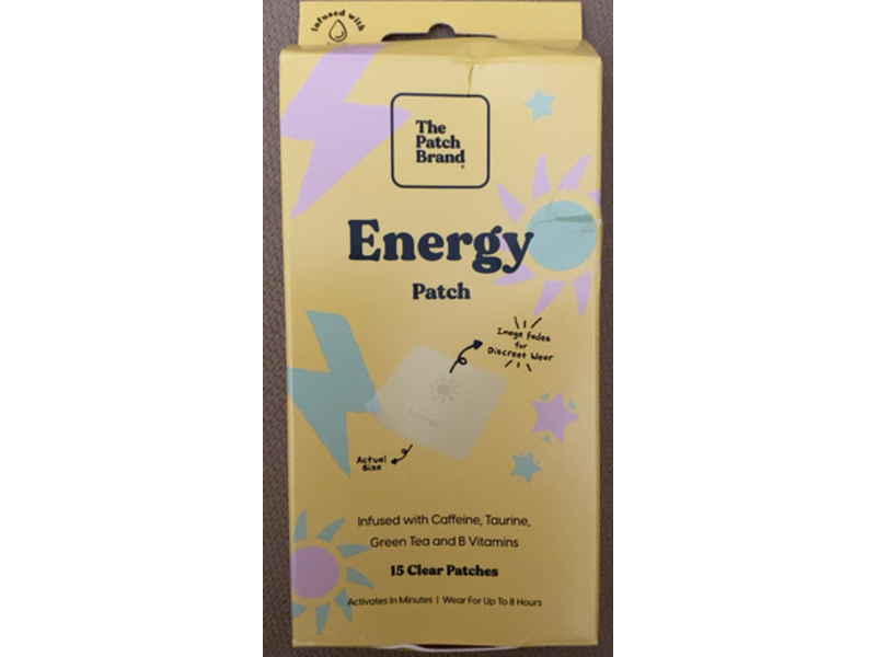 The Patch Brand Energy Patch, 15 Counts, Pack Of 2