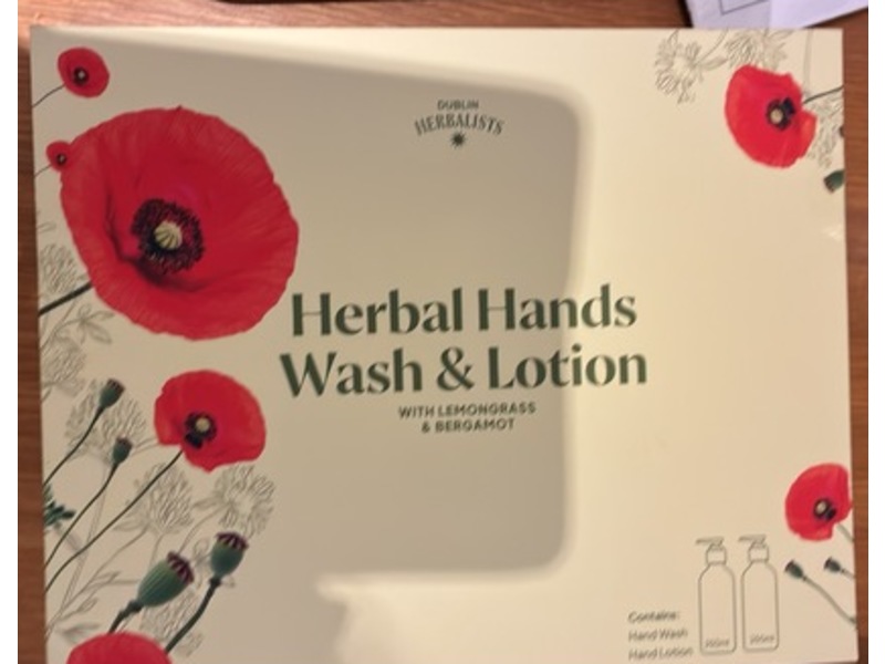 Dublin Herbalist Herbal Hands Wash & Lotion Set, Lemongrass & Bergamot