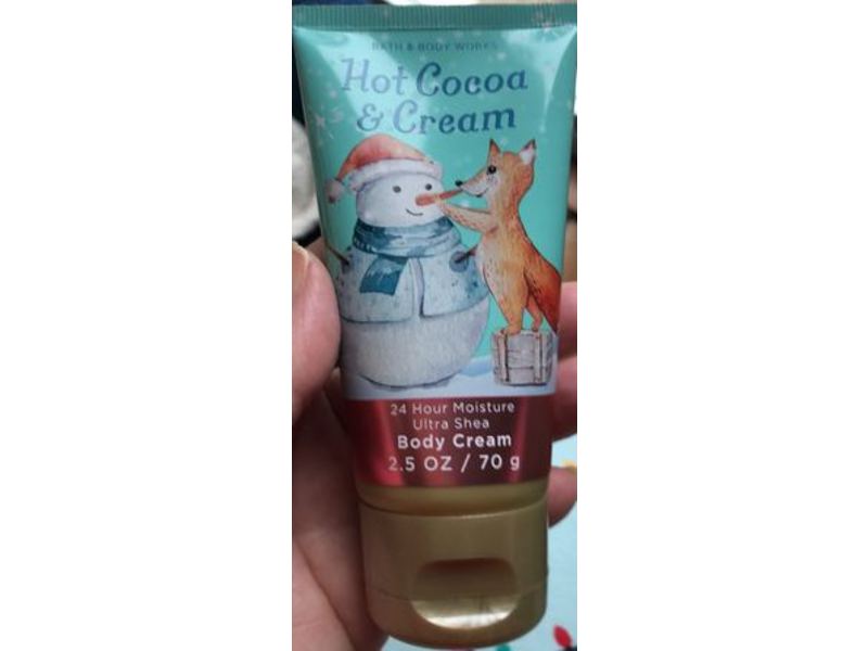 Bath & Body Works Body Cream, Hot Cocoa & Cream, 2.5 oz/70 g