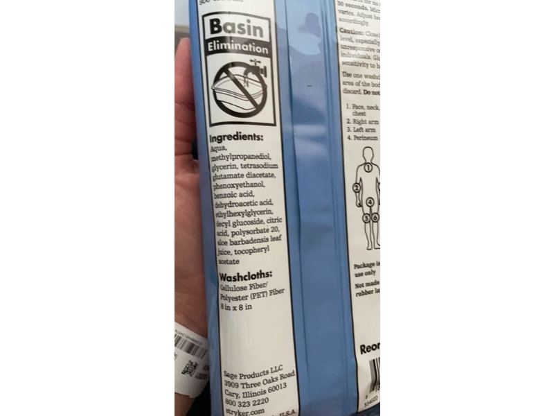 Sage Essential Bath Cleansing Washcloths, 8 Cloths