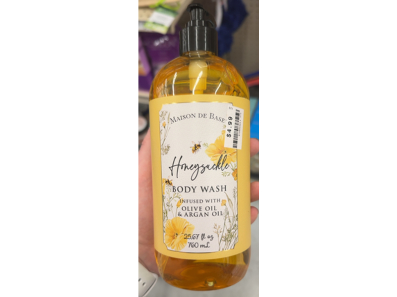 Maison De Base Body Wash, Honey Suckle, 25.67 fl oz/760 mL