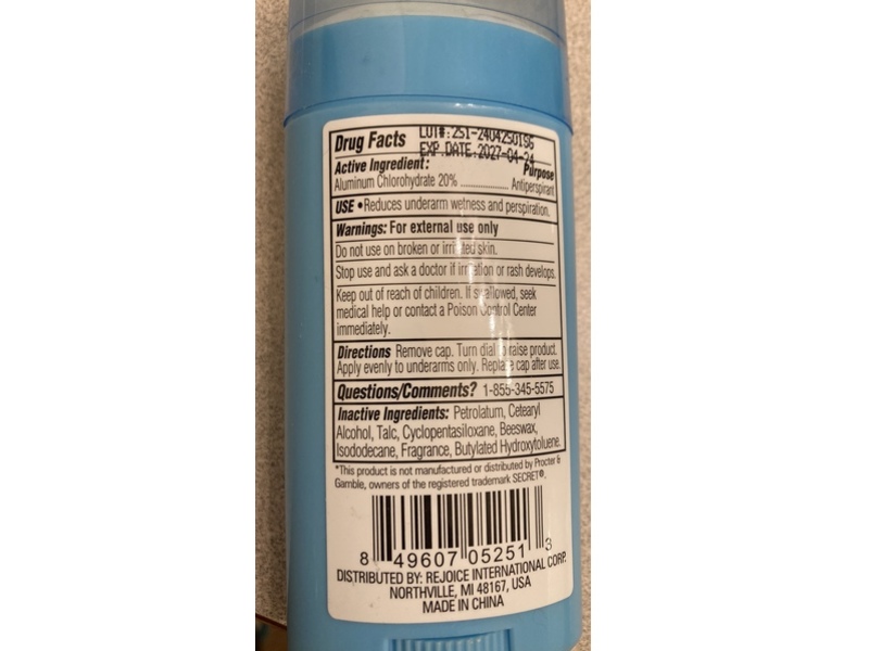 XtraCare Lady Stick Antiperspirant Deodorant, Powder Fresh, 2 oz/57 g