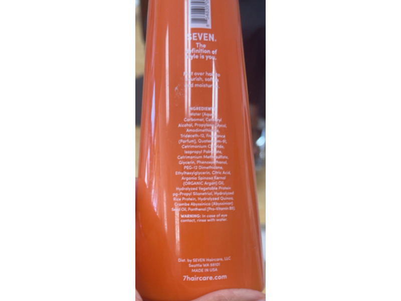 SEVEN Leave In Conditioner Spray,8 fl oz/240 mL