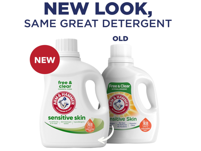 Arm & Hammer Sensitive Skin Liquid Laundry Detergent, Free & Clear, 105 Loads, 105 fl oz/ 3.10 L