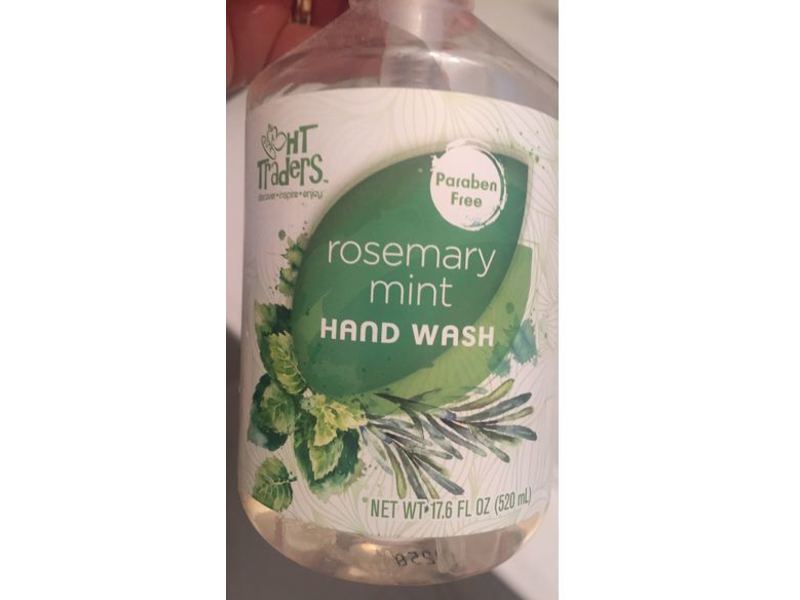 HT Traders Hand Wash, Rosemary Mint, 17.6 fl oz/520 mL