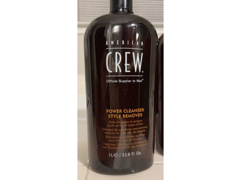 American Crew Daily Shampoo, Power Cleanser Style Remover, 33.8 fl oz/1 L