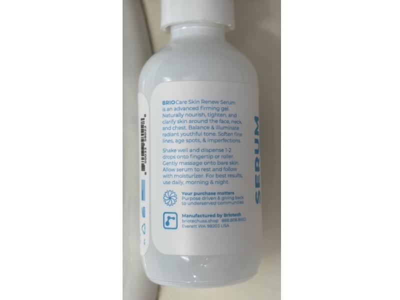 Briotech Skin Renew Firming Mineral Serum, Hypochlorous Acid, 2 fl oz/60 mL