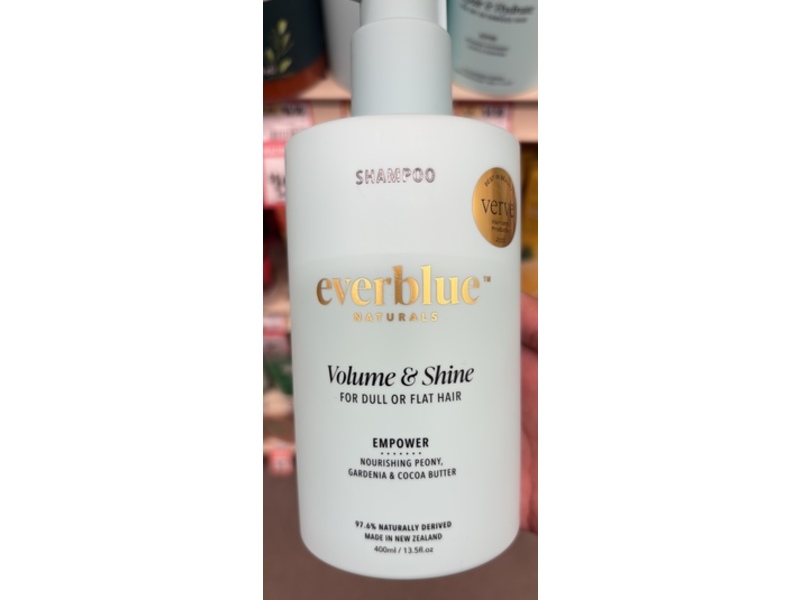 Everblue Naturals Volume & Shine Shampoo, 13.5 fl oz/400 mL