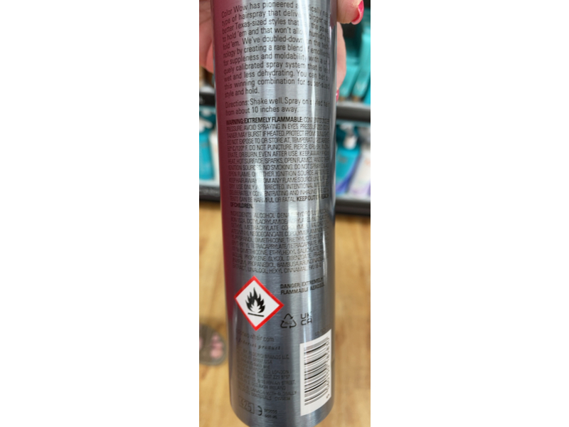 Color Wow Texas Hold 'Em Big Hold Hairspray, 8.8 oz/291 mL