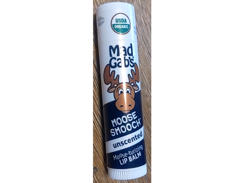 Mad Gab's Moose Smooch Moose-turizing Lip Balm, 0.15 oz/4.25 g