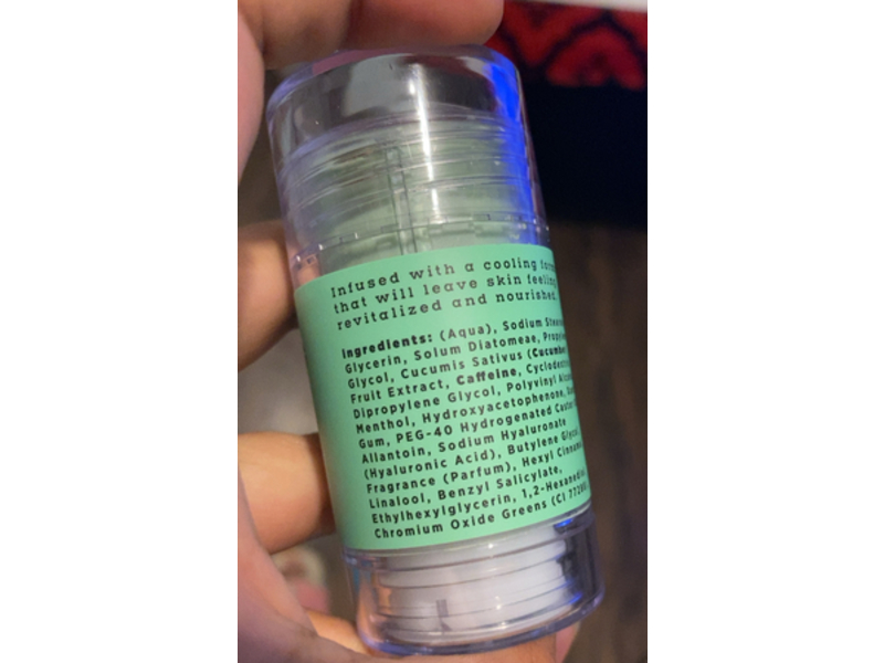 Danielle Creations Ice Cooling Face Stick, Cucumber, 1 oz/30 g