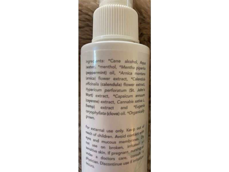 Inesscents CBD Hot Freeze Recovery Spray, 4 fl oz/120 mL