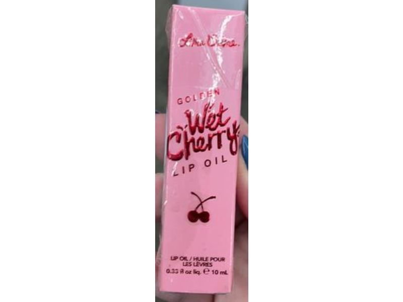 Lime Crime Lip Oil, Golden Wet Cherry, 0.33 fl oz/10 mL