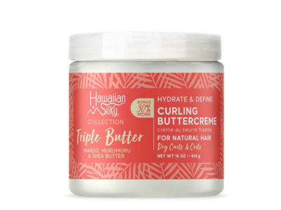 Hawaiian Silky Hydrate & Define Curling Butter Creme , Mango + Murumuru & Shea Butter, 16 oz/454 g