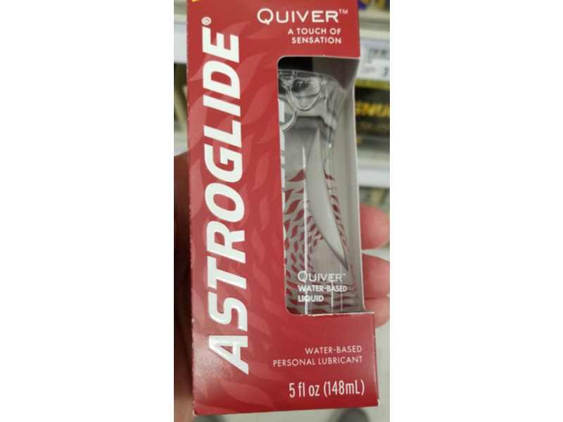Astroglide Quiver Water-Based Personal Lubricant, 5 fl oz/148 mL