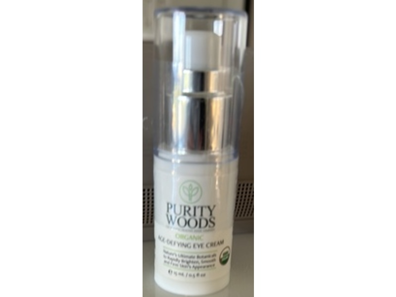 Purity Woods Organic Age-Defying Eye Cream, 0.5 fl oz/15 mL