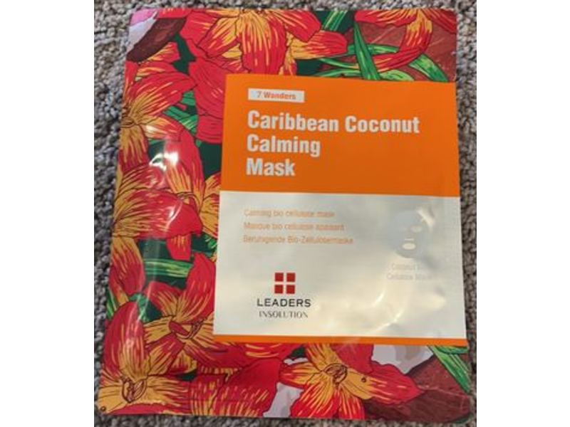 Leaders 7 Wonders Calming Mask, Caribbean Coconut, 1.01 fl oz/30 mL