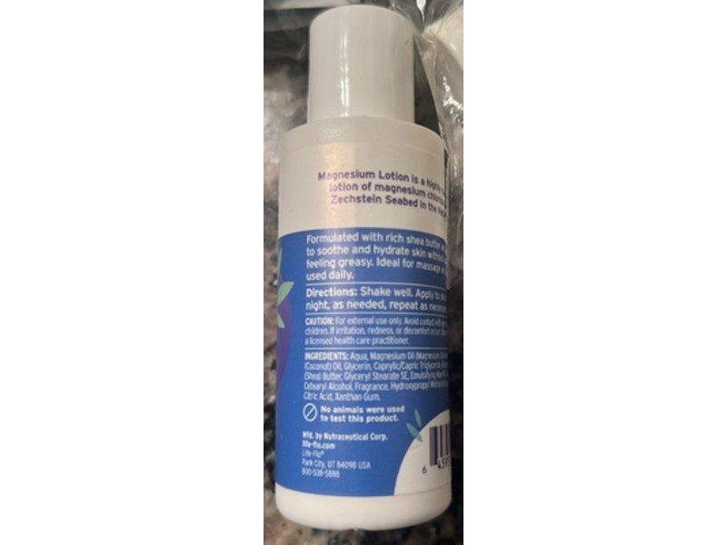 Life-Flo Magnesium Lotion, Vanilla Scent, 2 fl oz/59 mL