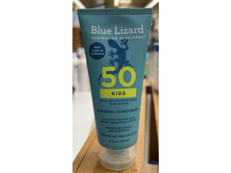 Blue Lizard Kids Mineral Sunscreen Lotion, SPF 50, 3 fl oz/89 mL