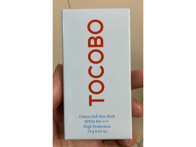 Tocobo Cotton Soft Sun Stick, SPF 50 PA +++, 0.67 oz/19 g