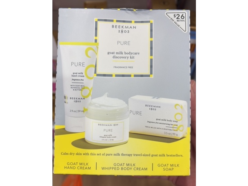 Beekman 1802 Pure Goat Milk Bodycare Discover Kit