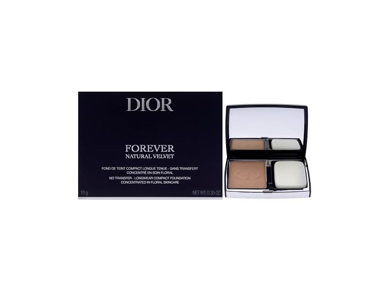 Dior Forever Natural Velvet Longwear Compact Foundation, 4N Neutral, 0.35 oz/10 g