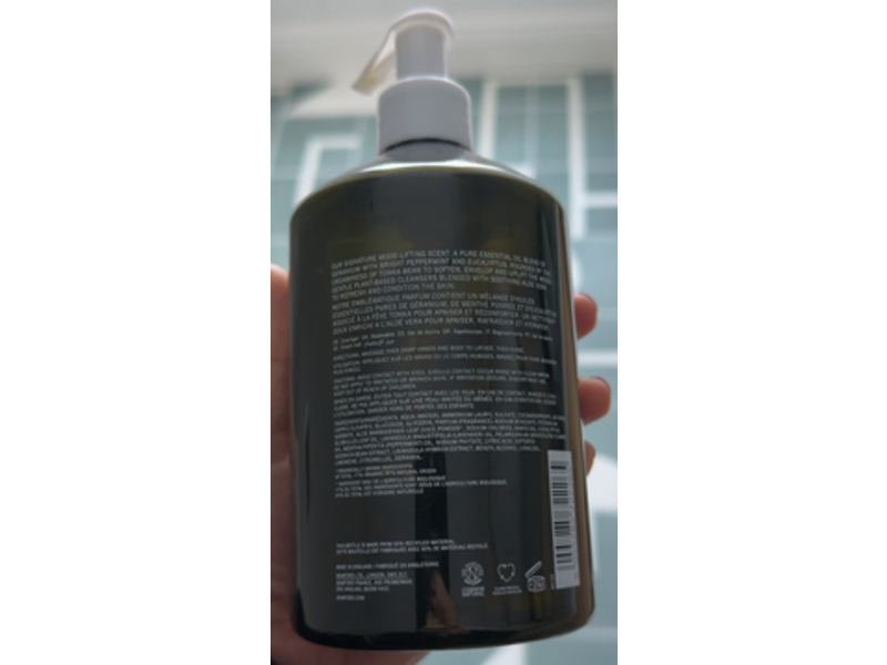 Bamford Hand & Body Wash, Geranium, 16.9 fl oz/500 mL