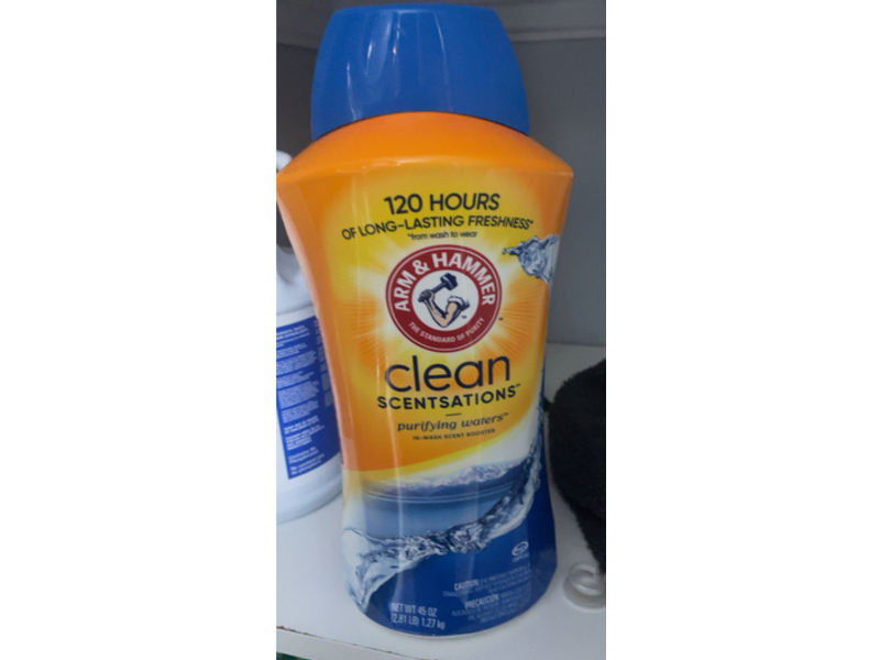 Arm & Hammer Clean Scentsations In-Wash Scent Booster, Purifying Waters, 45 oz/1.27 k
