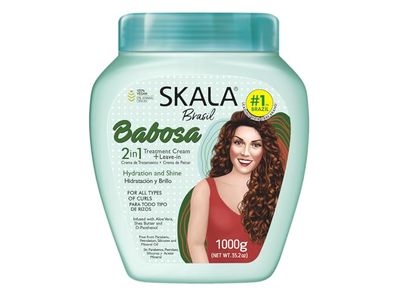 Skala Babosa 2 In 1 Creme & Conditioner, Aloe Vera + Shea & D-Panthenol, 35.2 oz/1000 g
