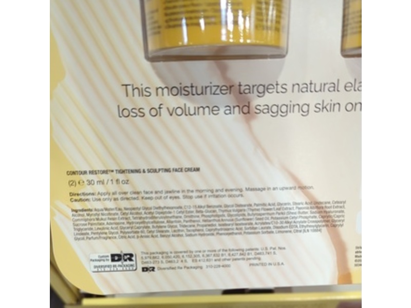 StriVectin Contour Restore Tightening & Sculpting Face Cream, 1 fl oz/30 mL, Pack Of 2