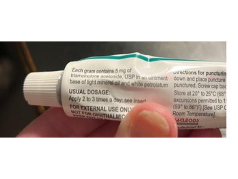 Triamcinolone Acetonide Ointment 0.5%, 15 g, Macleods (Rx)