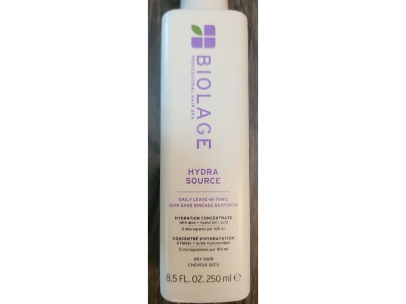 Biolage Hydra Source Daily Leave-In Tonic, Aloe + Hyaluronic Acid, 8.5 fl oz/250 mL