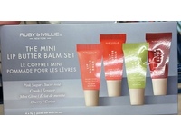 Ruby & Millie The Mini Lip Butter Balm Set, Pink Sugar, Crush, Mint Glow, Cherry, 0.16 oz//5 g, 4 Count - thumbnail 2