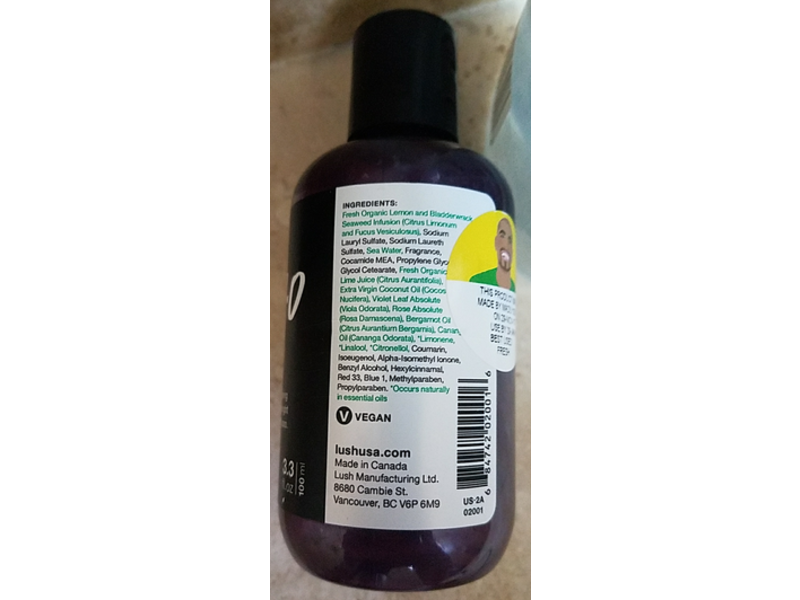 Lush Daddy-O Shampoo, 3.3 fl oz