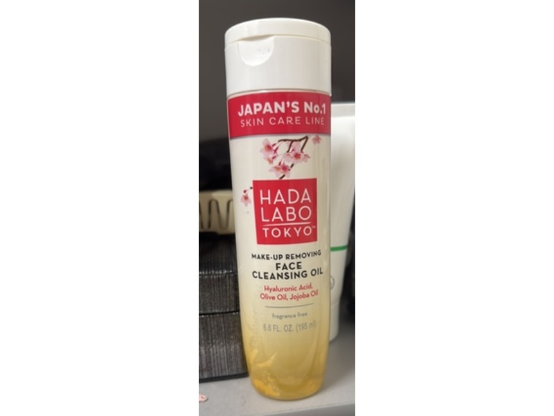 Hada Labo Tokyo Make-up Removing Face Cleansing Oil, 6.6 fl oz/195 mL