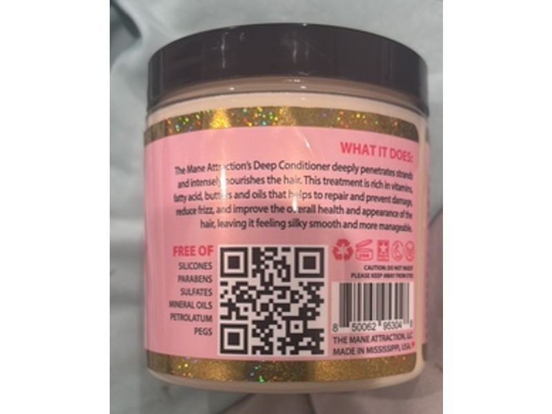 The Mane Attraction Deep Conditioning Hair Mask, 8 oz/240 mL