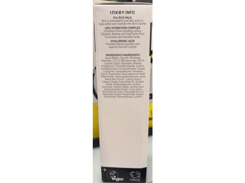 The Inkey List Hydrating Cream To Milk Cleanser, 8.1 fl oz/240 mL